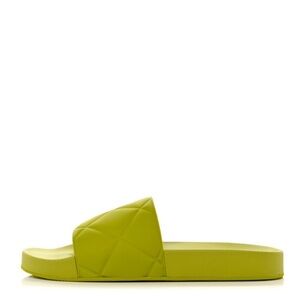 Bottega Veneta Women's Green Slide Sandals